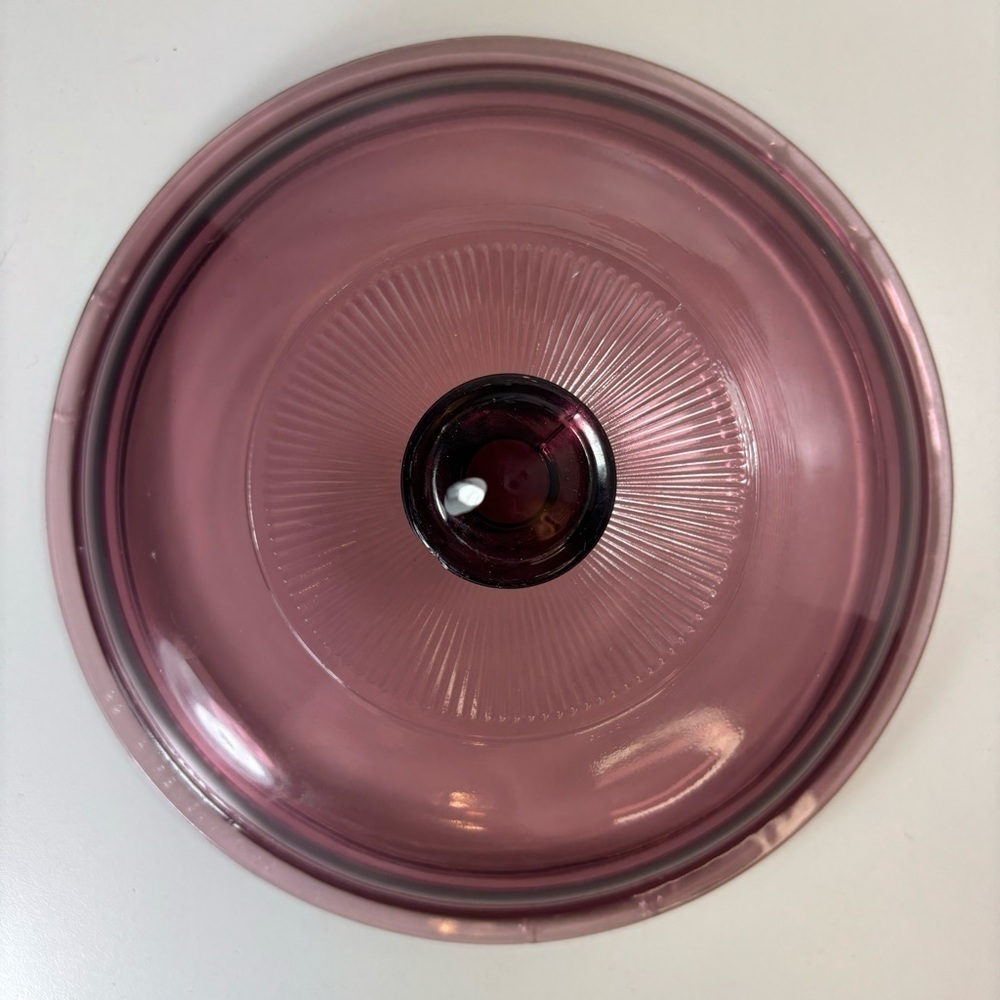 Pyrex Vision V1 5C cranberry  replacement vented lid